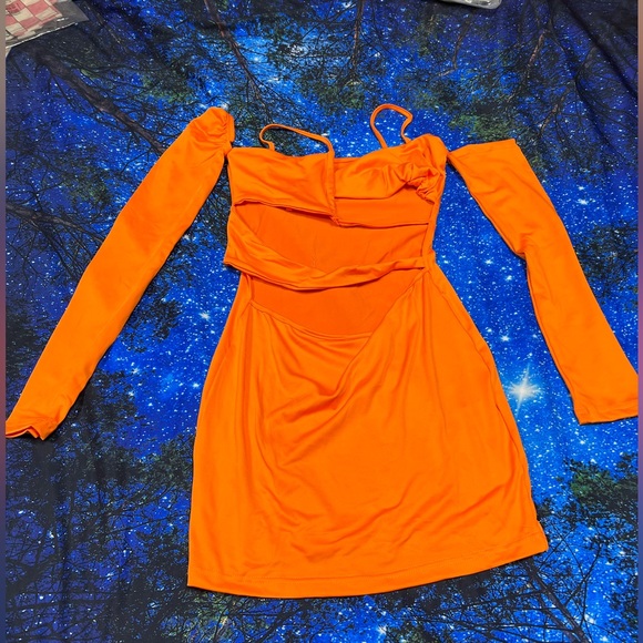 Dolls Kill Dresses & Skirts - NWT Dolls Kill Juicy Rock The Club Mini Dress Orange Size M & L